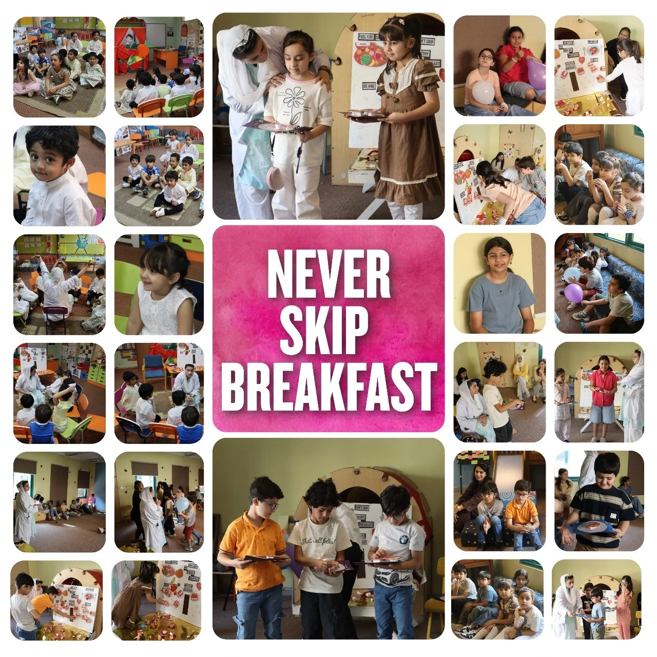 EY–PYP students at SZIA explored the importance of a healthy breakfast.